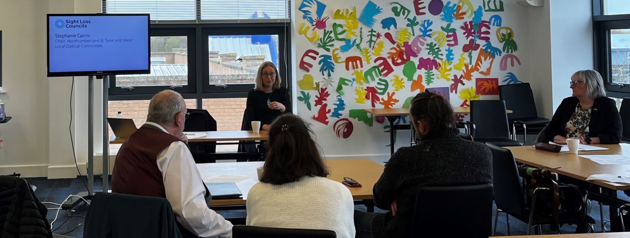 group of people gathered in a class room