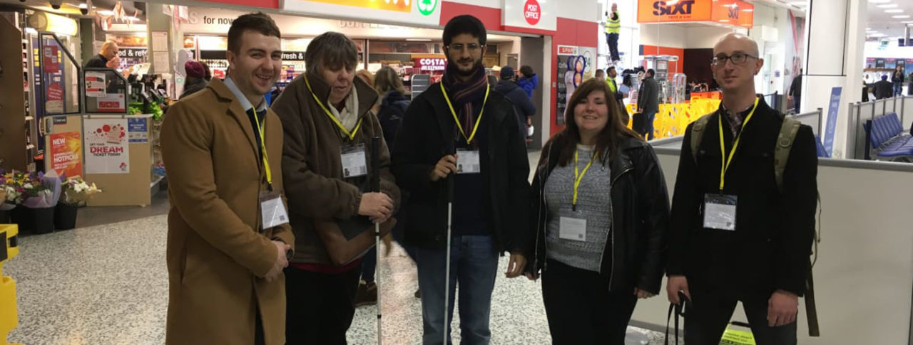 Image depicting members of the Sigh Loss Councils in Birmingham Airport