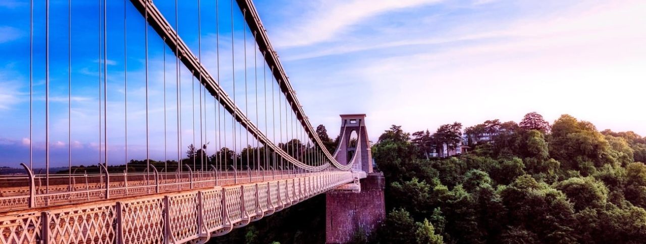 Clifton suspension bridge in Bristol