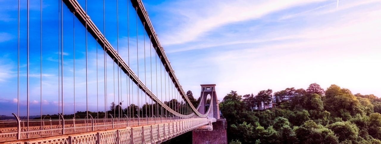 Clifton suspension bridge in Bristol