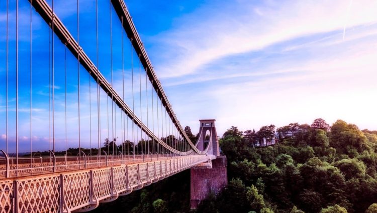 Clifton suspension bridge in Bristol