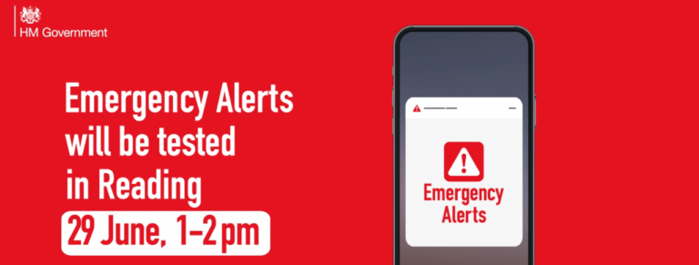 New Emergency Alerts service to be tested in Reading - Sight Loss Council