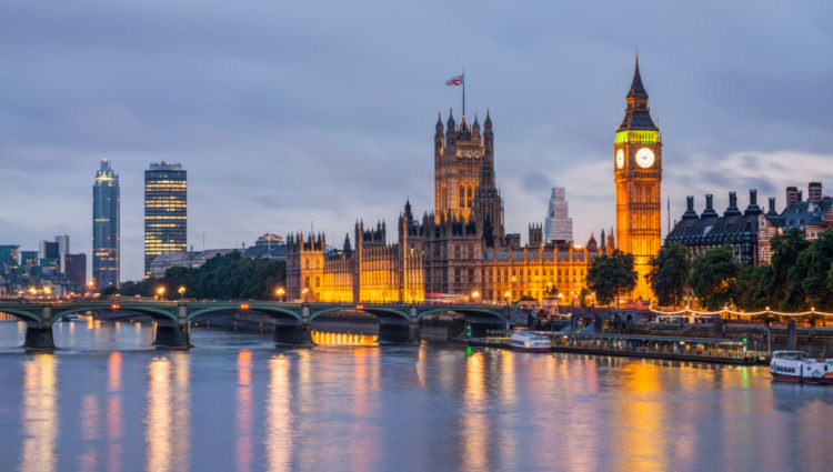 London Sight Loss Council image showing the skyline over the Houses of Parliament