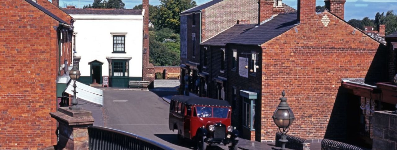 Red brick buildings in the Black Country