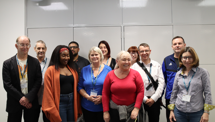 SLC members posing together and smiling