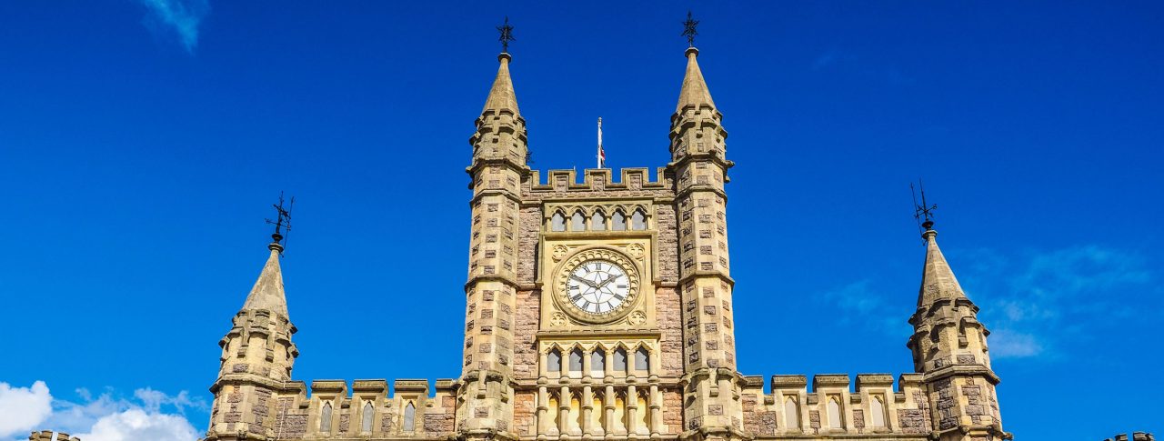 Front of Bristol Temple Meads railway station