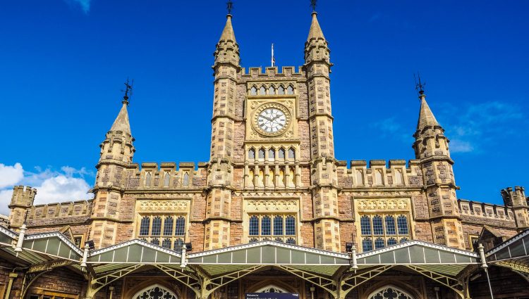 Front of Bristol Temple Meads railway station