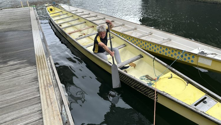 Mike Wright, reached his end goal of getting to the Dragonboat Event after using public transport successfully.
